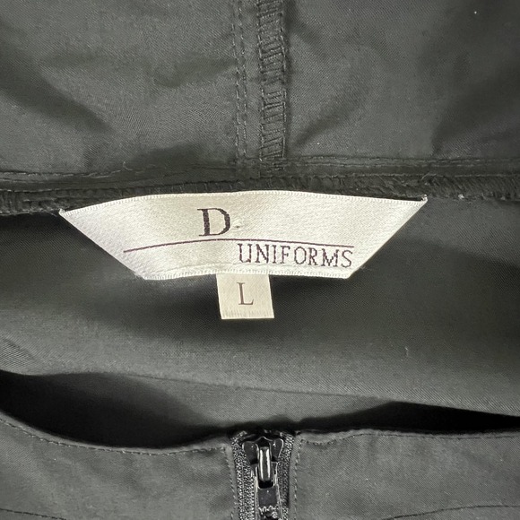 Dior Makeup Jacket Mens Large Black Hooded Half Zip Pullover Windbreaker Anorak - Picture 3 of 13